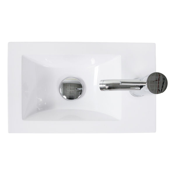 Ebern Designs Kulwinder 16.14'' Wall Mounted Single Bathroom Vanity